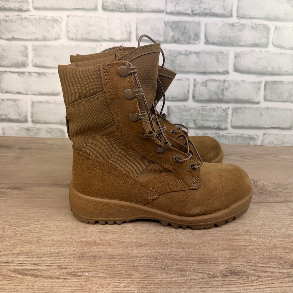 Bates Tactical Combat Boots Vibram Sole Tan Mens 3.5 W